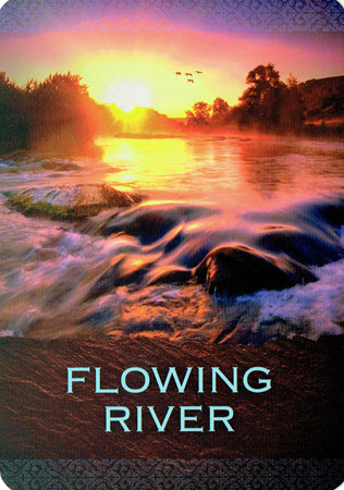 Flowing river oracle card
